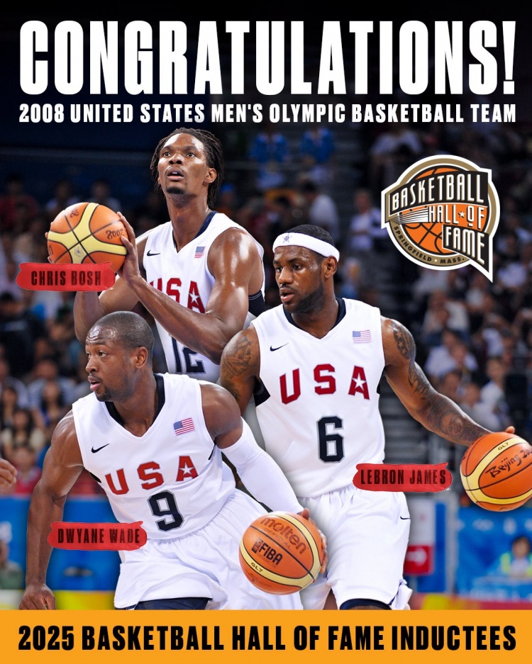 app下载-热火官推发布三巨头北京奥运旧照 致敬梦八队荣登名人堂